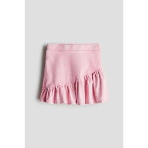 H&M Girls Flounced Denim Look Skirt 8/10Y